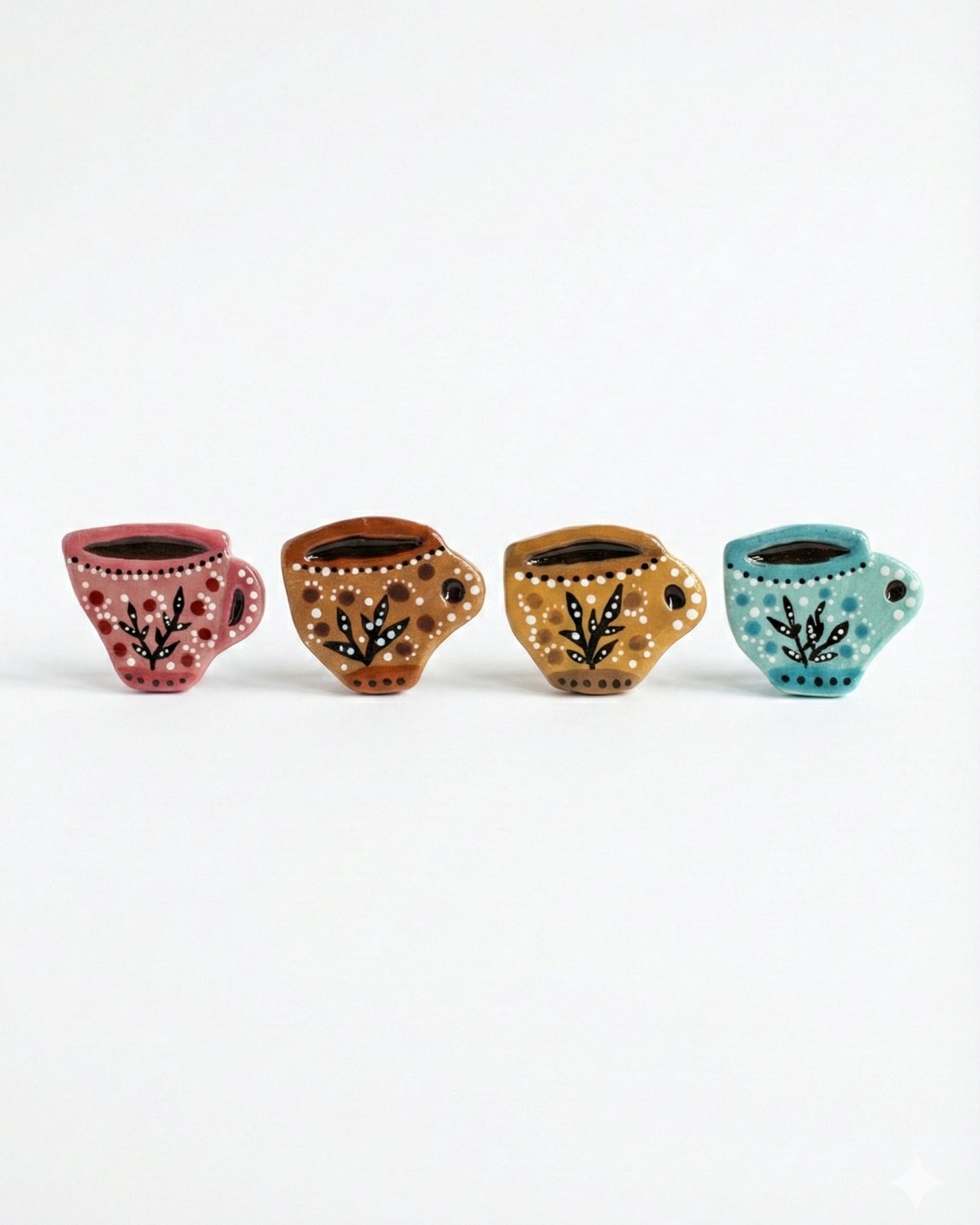 Coffee Cup Brooch