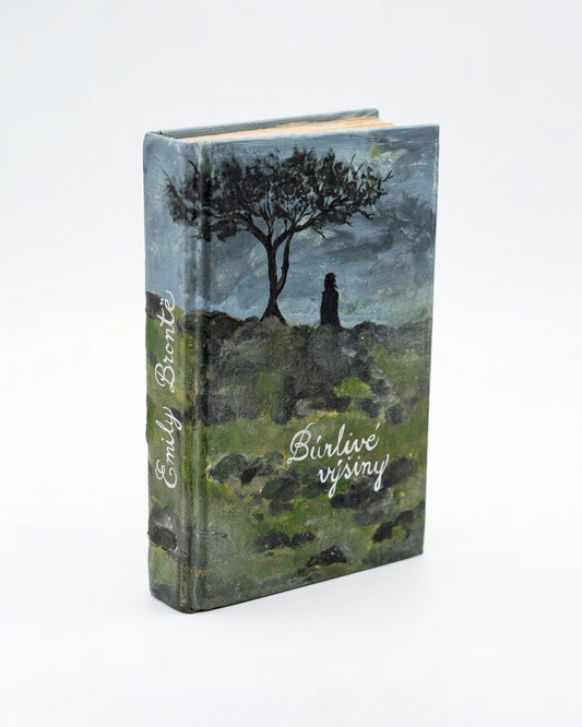 Kniha s maľovanou väzbou | Búrlivé výšiny | Emily Brontë