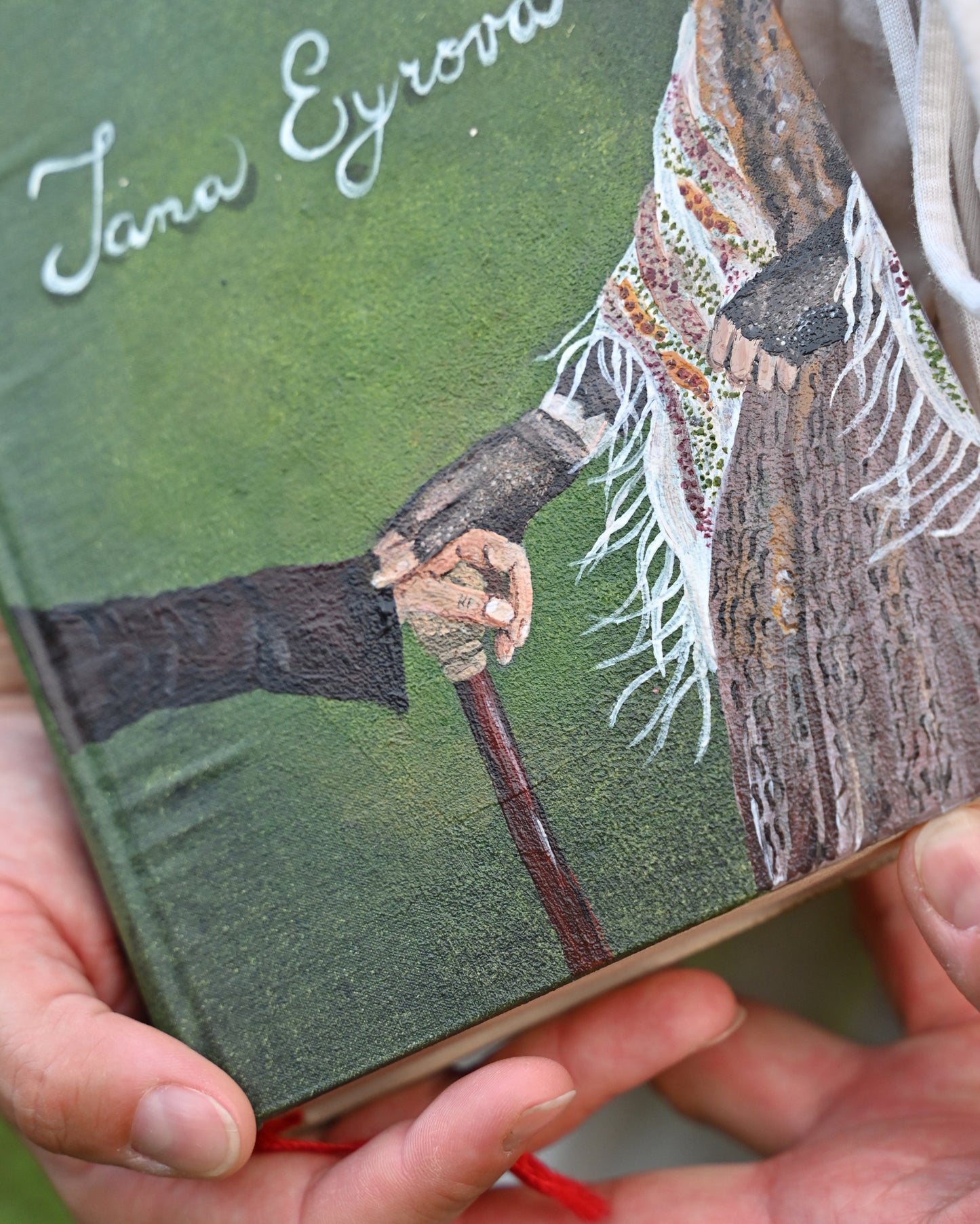Kniha s maľovanou väzbou | Jana Eyrová | Charlotte Brontë