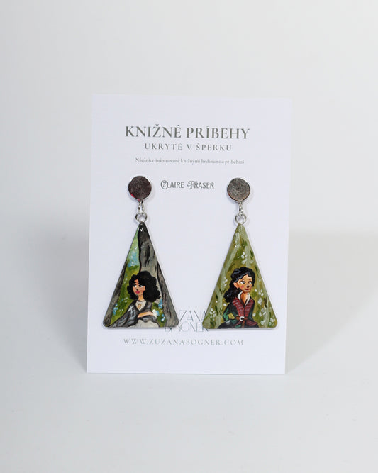 Bookish Stories Earrings (Claire Fraser | Diana Gabaldon)