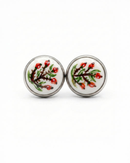 Earrings Rosehips
